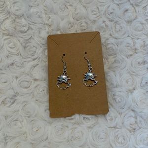 SILVER PARTLY CLOUDY EARRINGS 🌤🌤